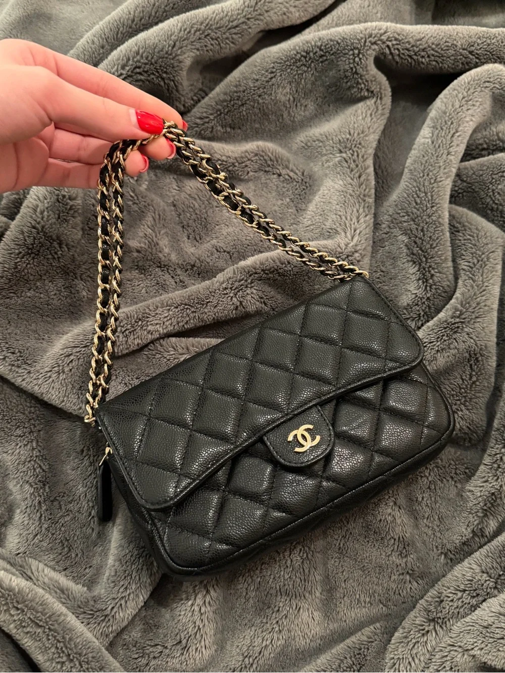 Chanel Classic Flap Phone Holder on Chain
